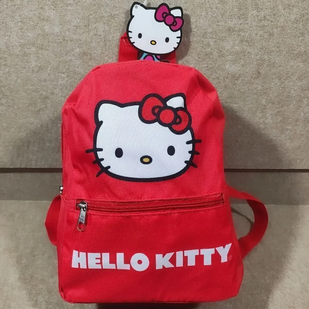 Hello Kitty Sanrio Red Mini Backpack  -O